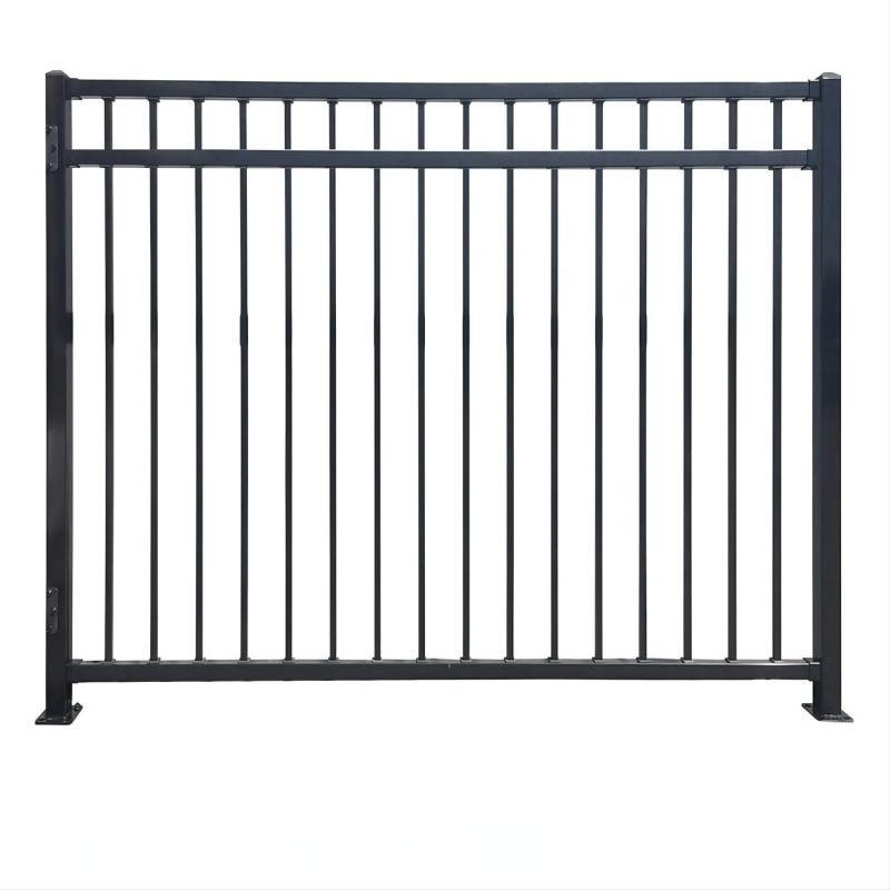 Flat Top Metal Fence