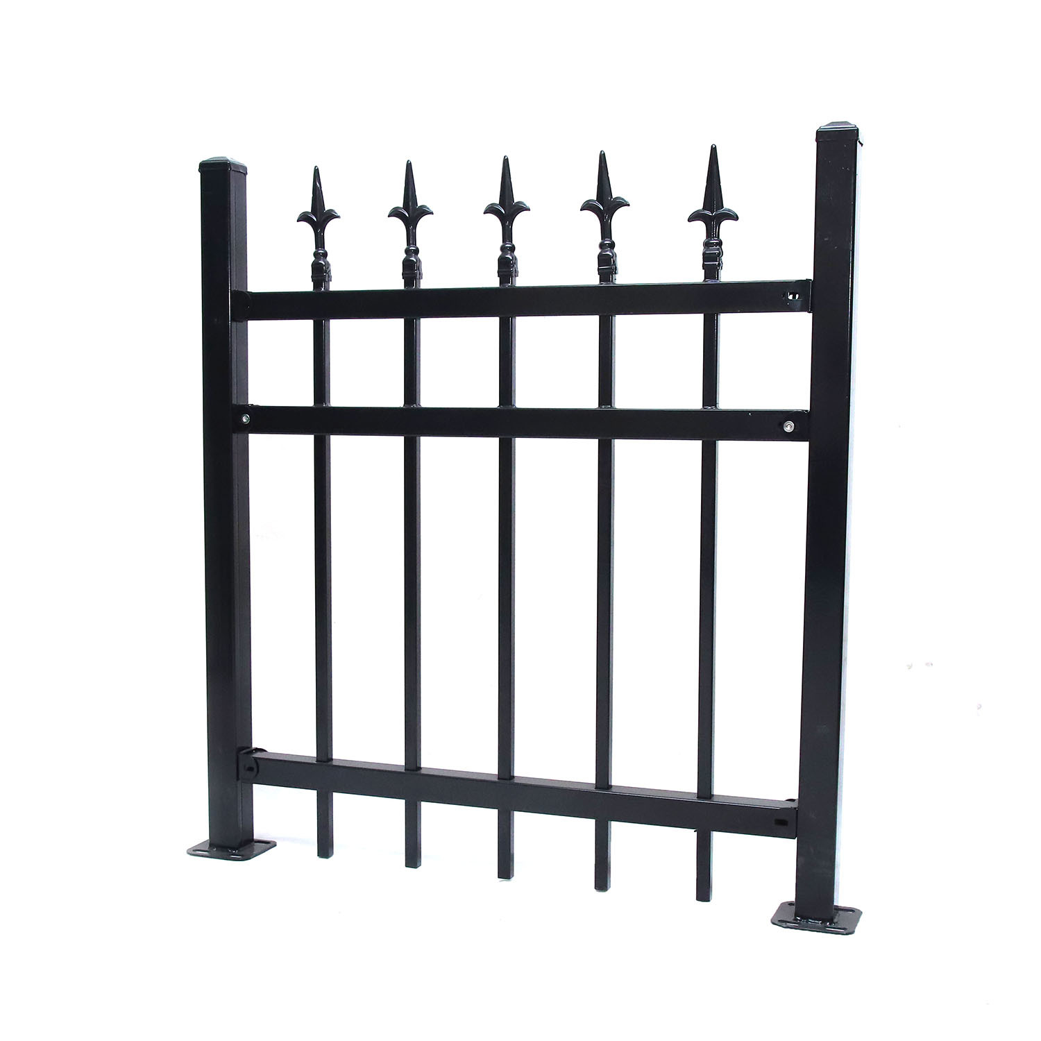 Spear Top Metal Fence