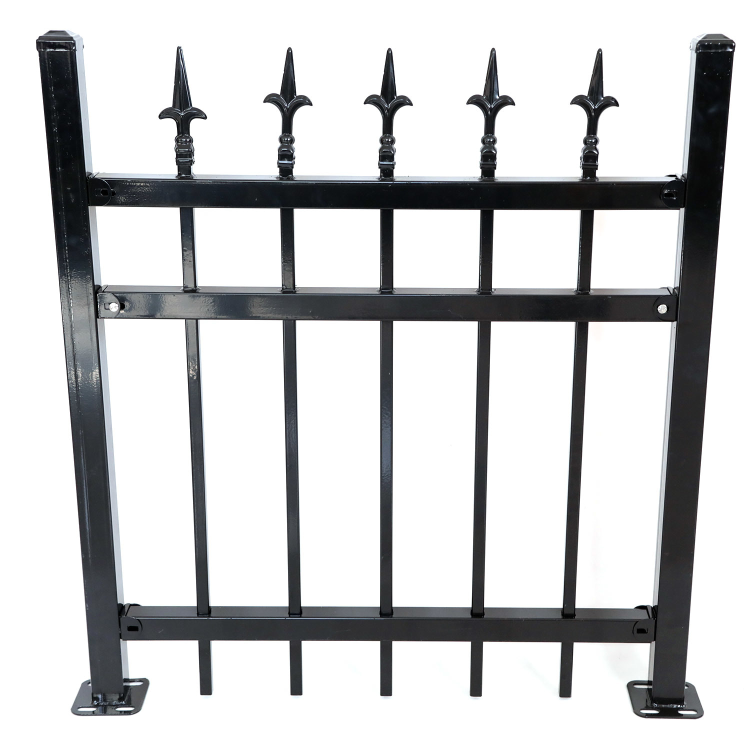 Spear Top Metal Fence