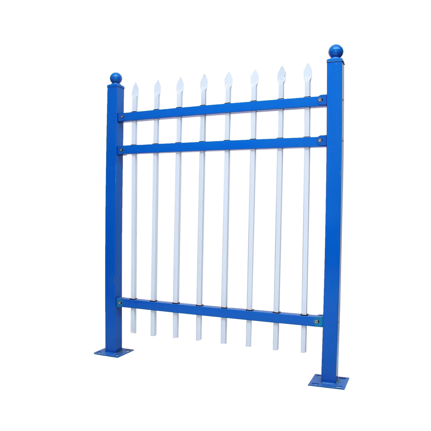 Pressed Top Metal Fence