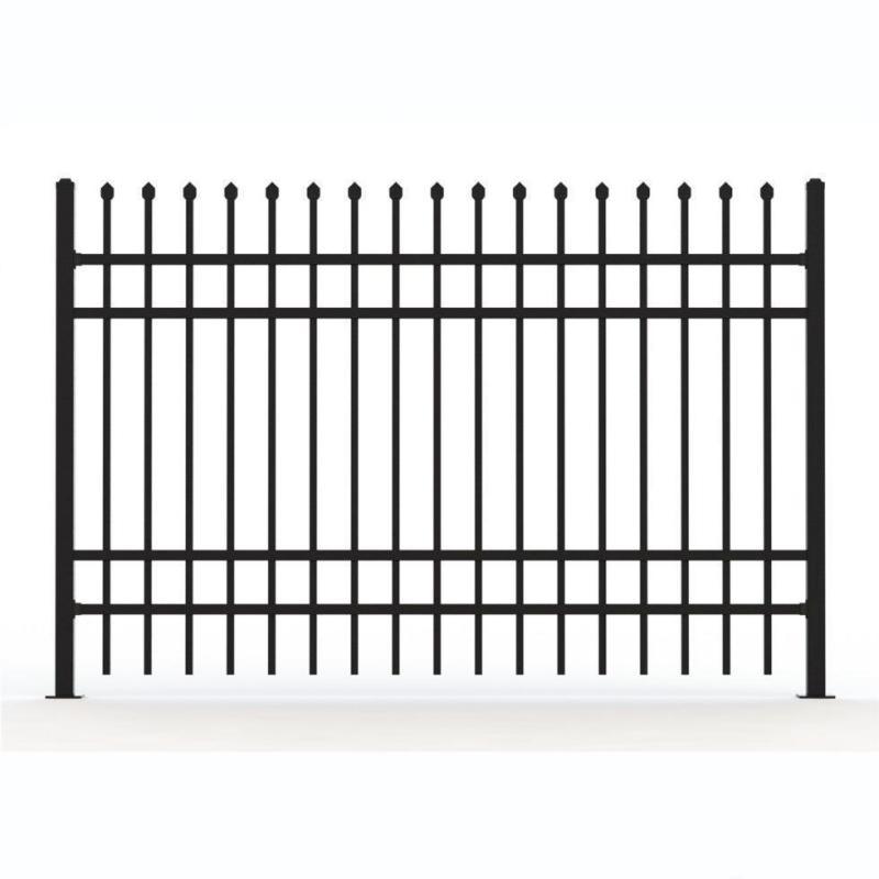 Pressed Top Metal Fence