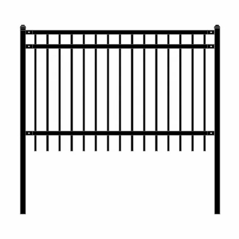 Flat Top Metal Fence