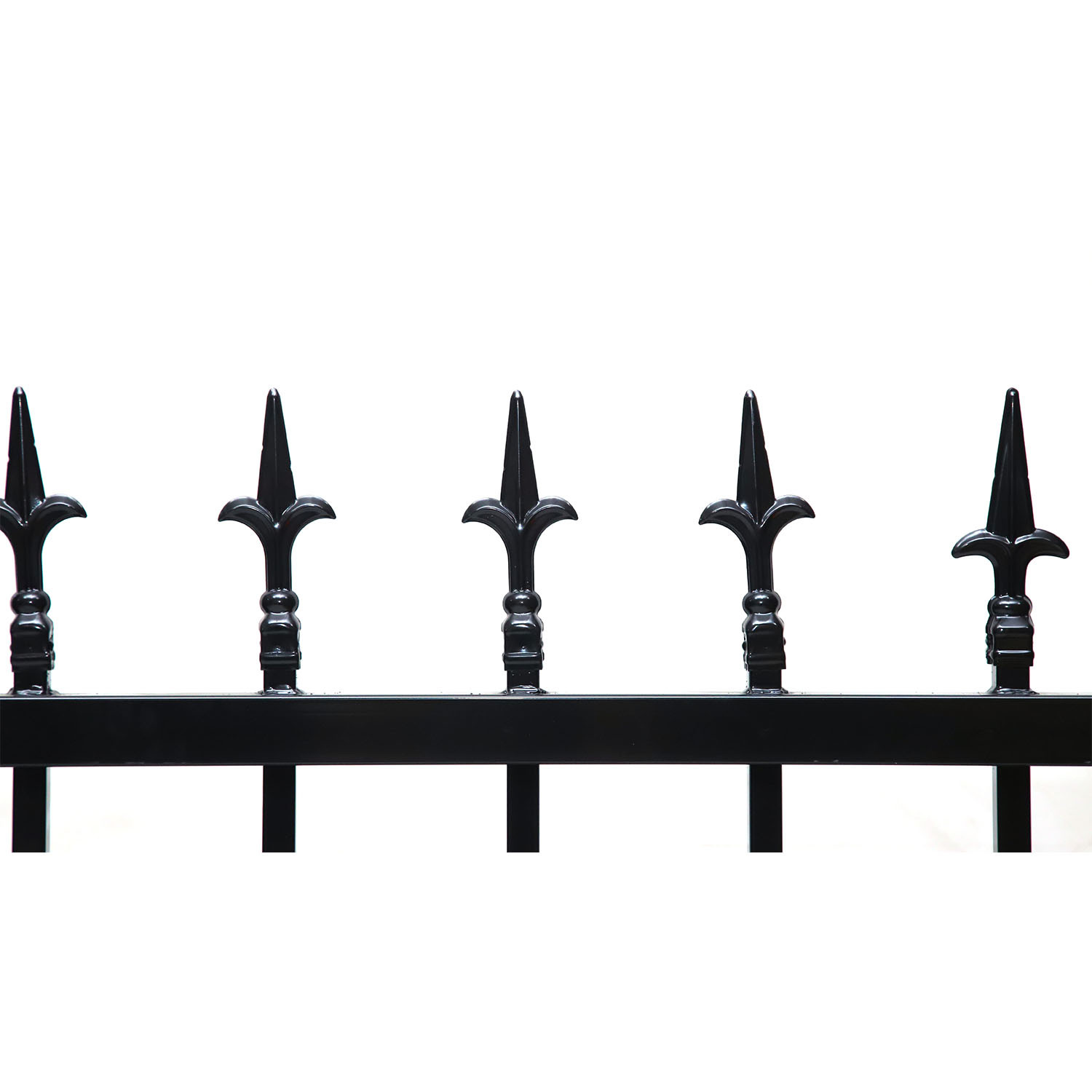 Spear Top Metal Fence