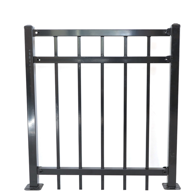 Flat Top Metal Fence