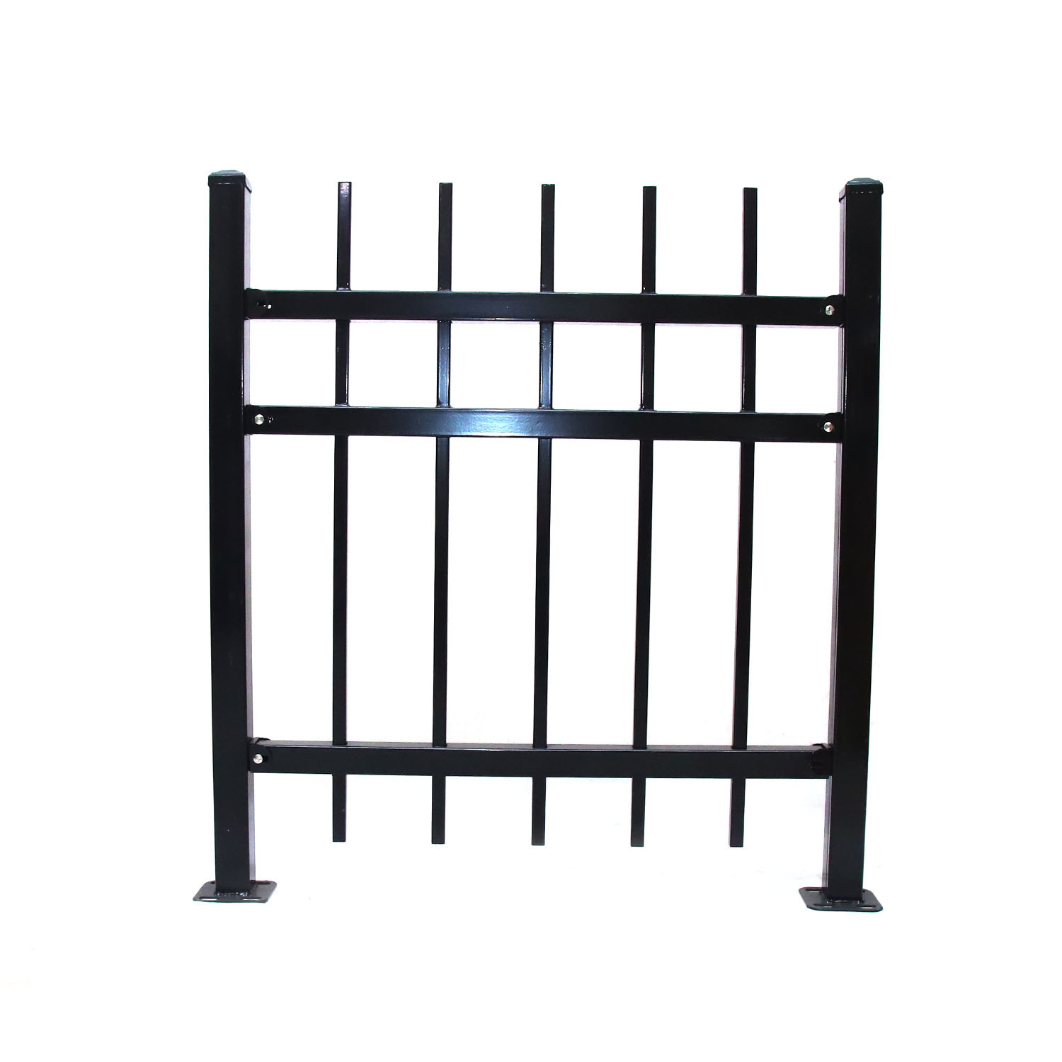 Flat Top Metal Fence