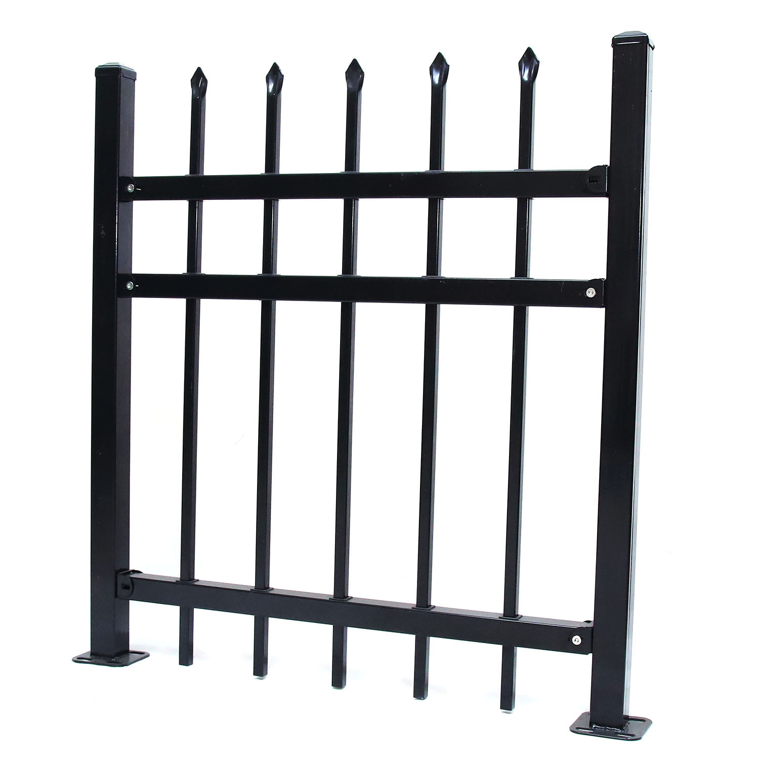 Pressed Top Metal Fence