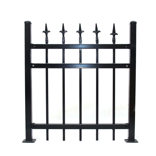 Spear Top Metal Fence